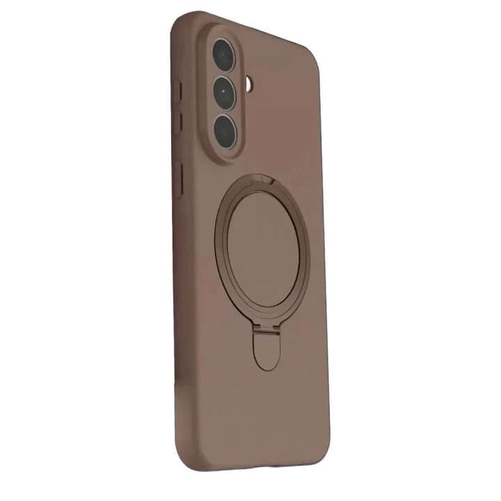 Mey İthalat®  Samsung Galaxy A57 5G Regal Magsafe Standlı Kapak - Çöl Titanyum