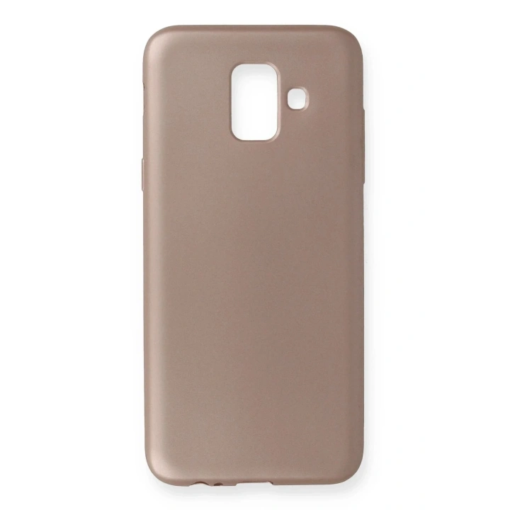 Mey İthalat®  Samsung Galaxy A6 2018 Kılıf First Silikon - Rose Gold