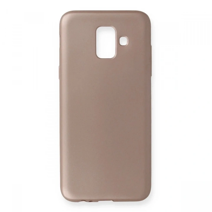 Mey İthalat®  Samsung Galaxy A6 2018 Kılıf First Silikon - Rose Gold
