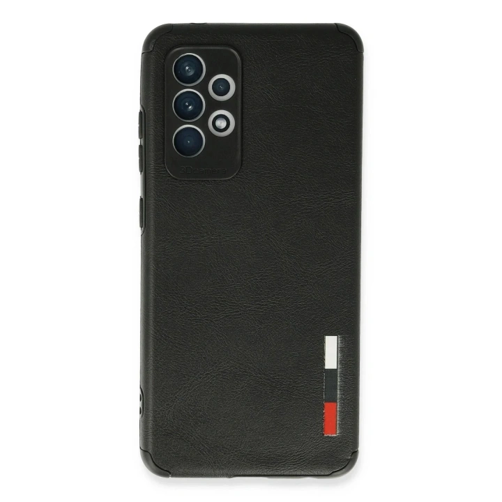Mey İthalat®  Samsung Galaxy A72 Kılıf Loop Deri Silikon - Siyah