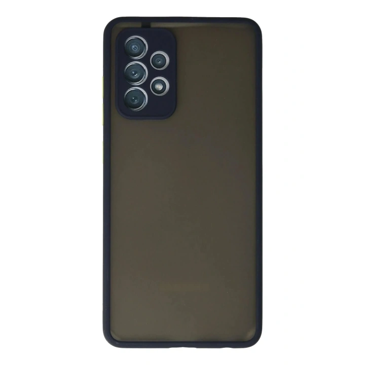 Mey İthalat®  Samsung Galaxy A72 Kılıf Montreal Silikon Kapak - Lacivert