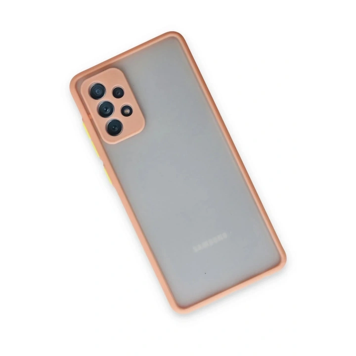 Mey İthalat®  Samsung Galaxy A72 Kılıf Montreal Silikon Kapak - Pembe