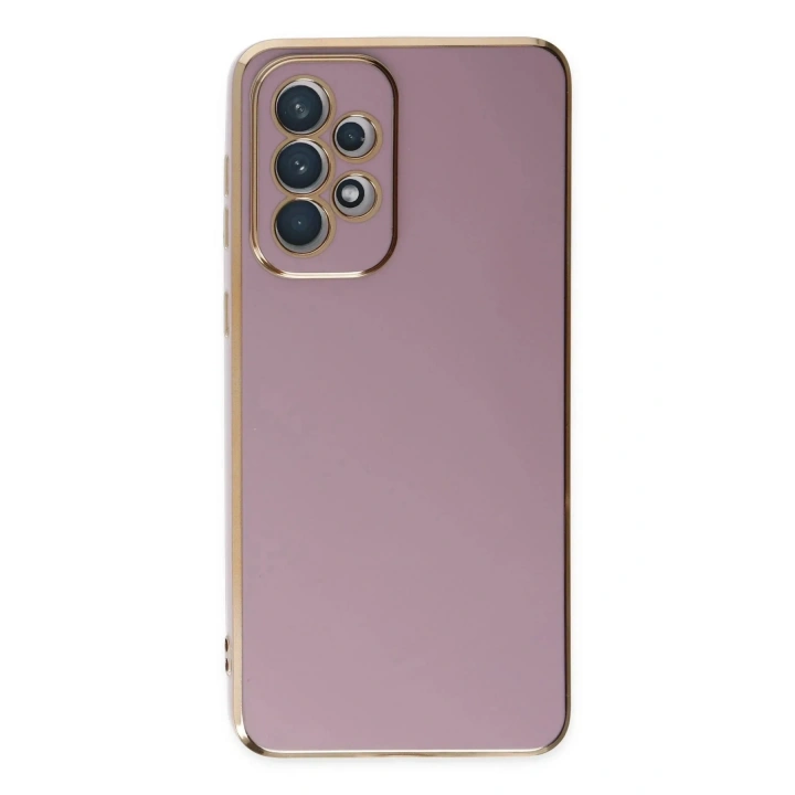 Mey İthalat®  Samsung Galaxy A73 5G Kılıf Volet Silikon - Mor