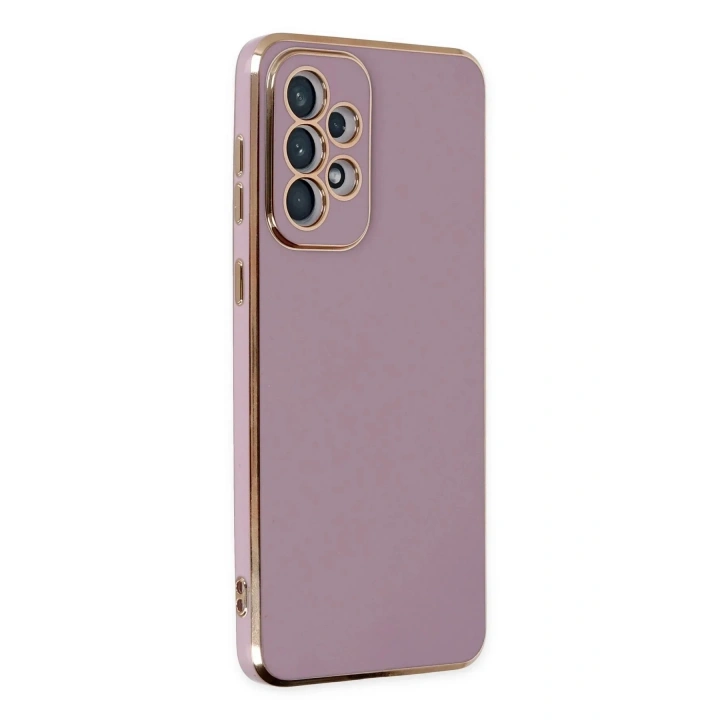 Mey İthalat®  Samsung Galaxy A73 5G Kılıf Volet Silikon - Mor