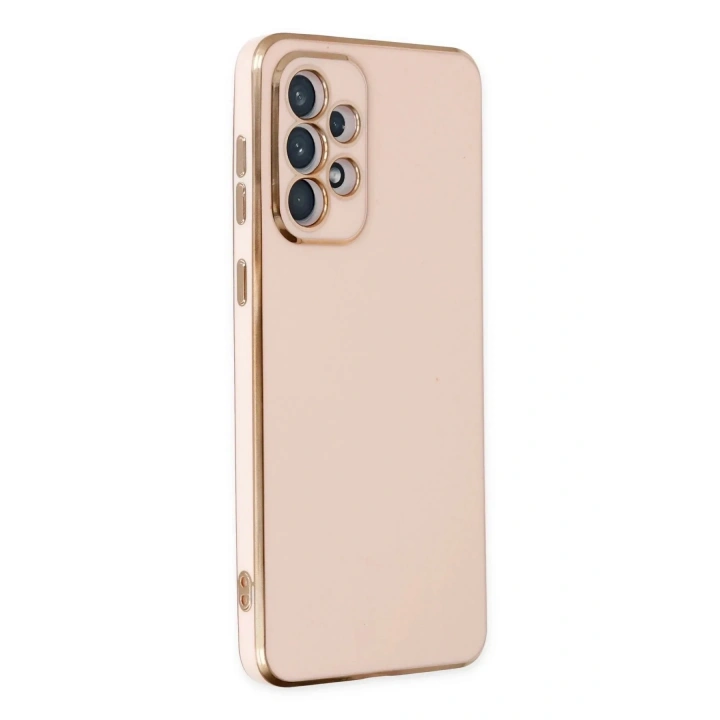Mey İthalat®  Samsung Galaxy A73 5G Kılıf Volet Silikon - Pembe