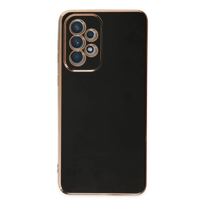 Mey İthalat®  Samsung Galaxy A73 5G Kılıf Volet Silikon - Siyah