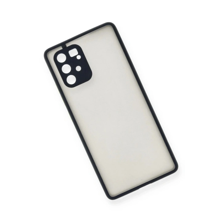 Mey İthalat®  Samsung Galaxy A91 / S10 Lite Kılıf Montreal Silikon Kapak - Lacivert