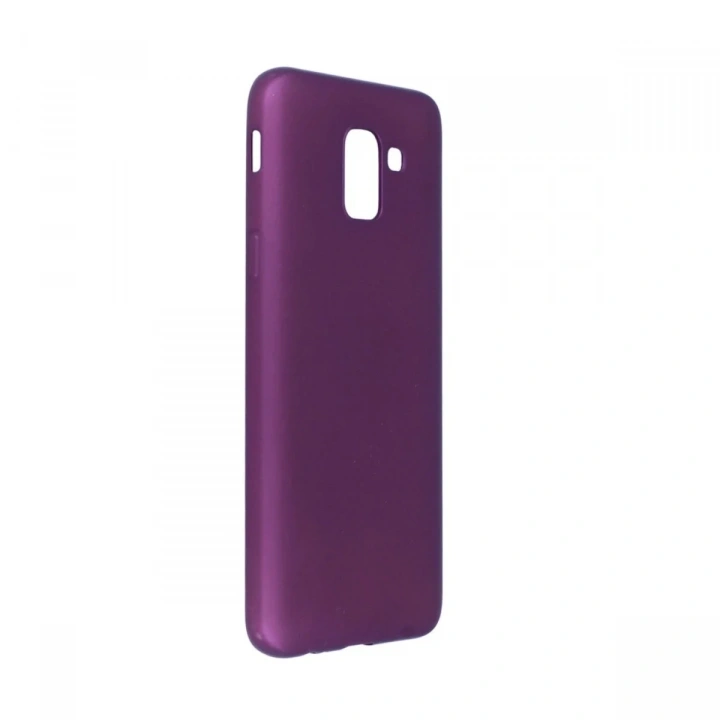 Mey İthalat®  Samsung Galaxy J6 Kılıf First Silikon - Mürdüm