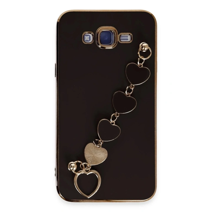 Mey İthalat®  Samsung Galaxy J7 Kılıf Esila Silikon - Siyah
