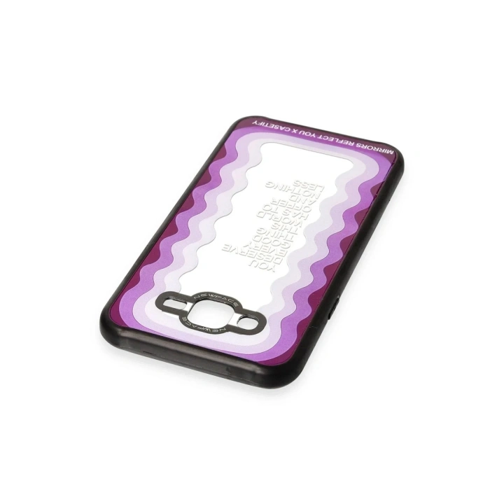 Mey İthalat®  Samsung Galaxy J7 Kılıf Mirror Desenli Kapak - Mirror - 5