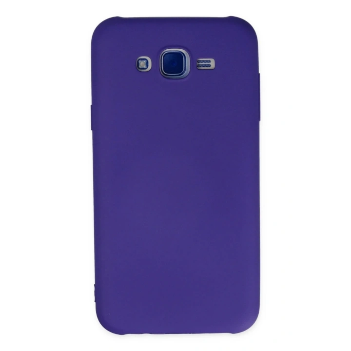 Mey İthalat®  Samsung Galaxy J7 Kılıf Nano içi Kadife Silikon - Mor
