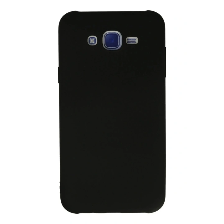 Mey İthalat®  Samsung Galaxy J7 Kılıf Nano içi Kadife Silikon - Siyah
