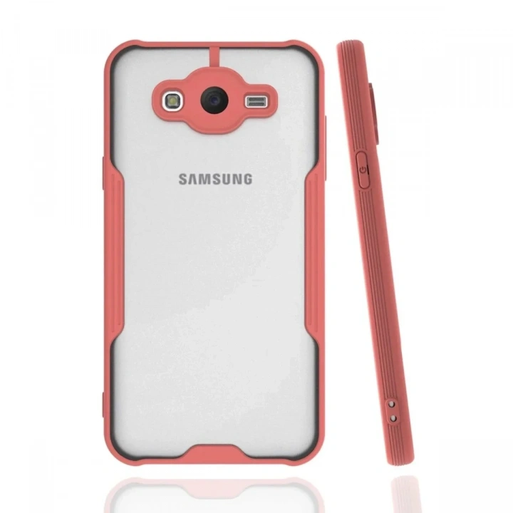 Mey İthalat®  Samsung Galaxy J7 Kılıf Platin Silikon - Pembe