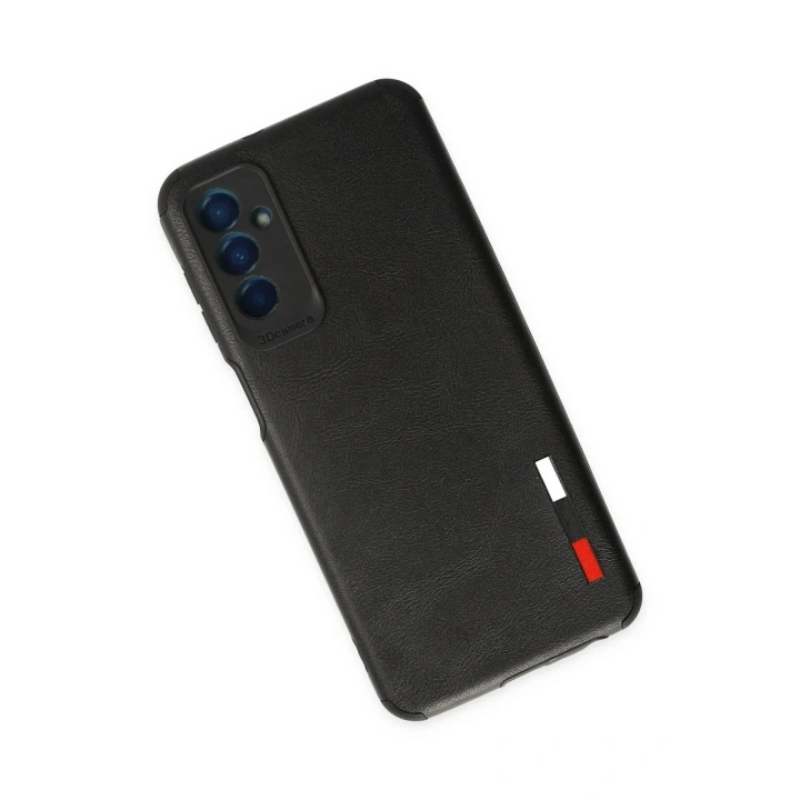 Mey İthalat®  Samsung Galaxy M13 Kılıf Loop Deri Silikon - Siyah
