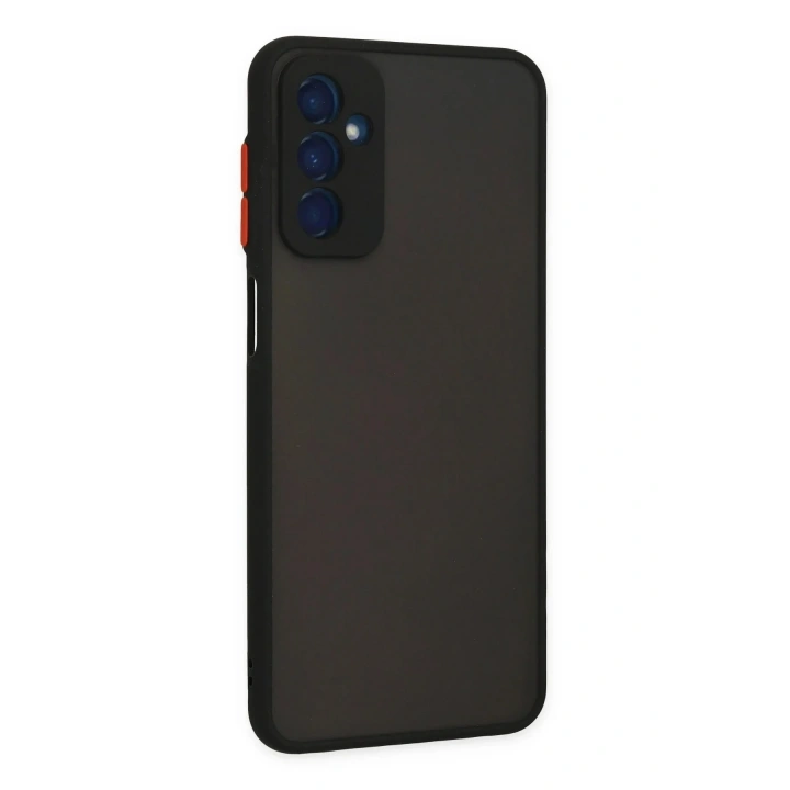Mey İthalat®  Samsung Galaxy M13 Kılıf Montreal Silikon Kapak - Siyah
