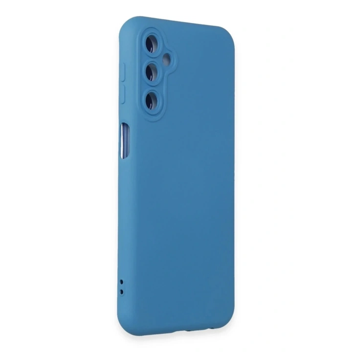 Mey İthalat®  Samsung Galaxy M14 5G Kılıf Nano içi Kadife Silikon - Mavi