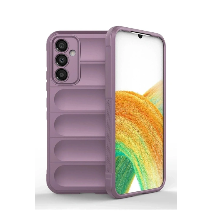 Mey İthalat®  Samsung Galaxy M14 5G Kılıf Optimum Silikon - Mor