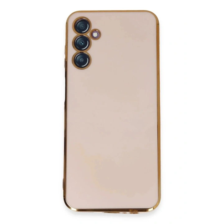 Mey İthalat®  Samsung Galaxy M14 5G Kılıf Volet Silikon - Pembe
