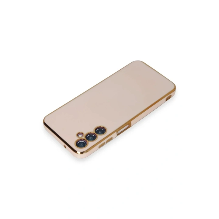 Mey İthalat®  Samsung Galaxy M14 5G Kılıf Volet Silikon - Pembe