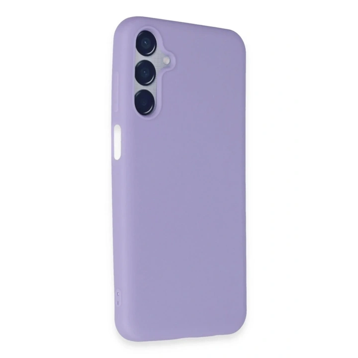 Mey İthalat®  Samsung Galaxy M15 Kılıf First Silikon - Lila