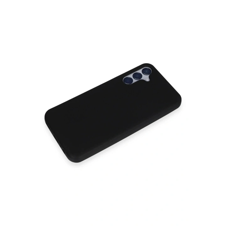 Mey İthalat®  Samsung Galaxy M15 Kılıf First Silikon - Siyah