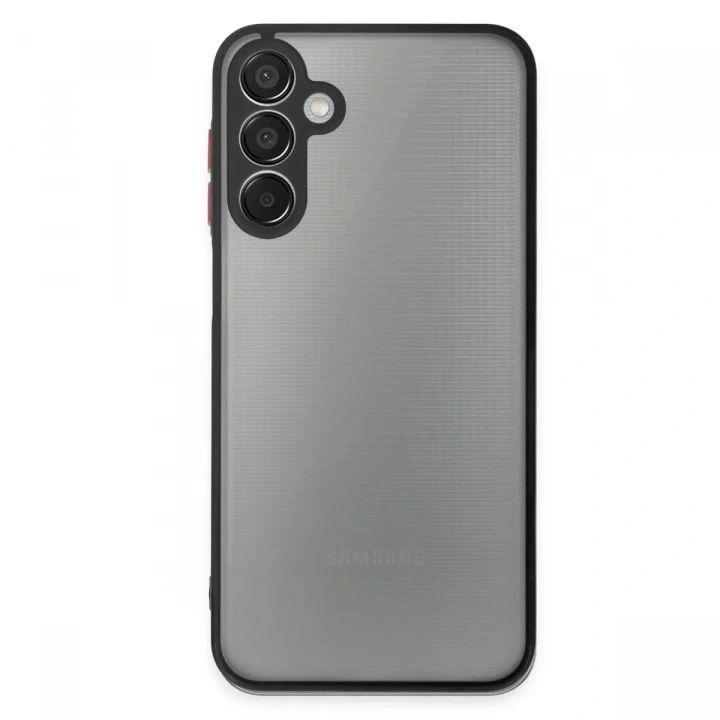 Mey İthalat®  Samsung Galaxy M15 Kılıf Montreal Silikon Kapak - Siyah