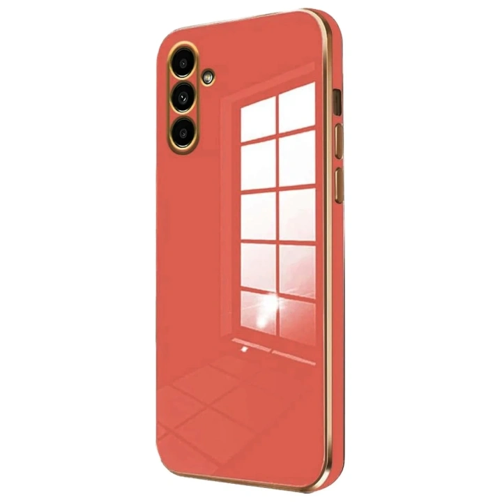 Mey İthalat®  Samsung Galaxy M15 Kılıf Volet Silikon - Kırmızı