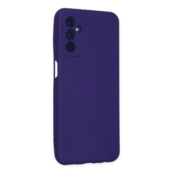 Mey İthalat®  Samsung Galaxy M23 Kılıf Nano içi Kadife Silikon - Mor