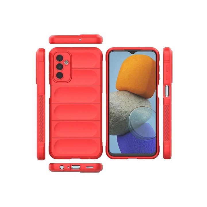 Mey İthalat®  Samsung Galaxy M23 Kılıf Optimum Silikon - Kırmızı