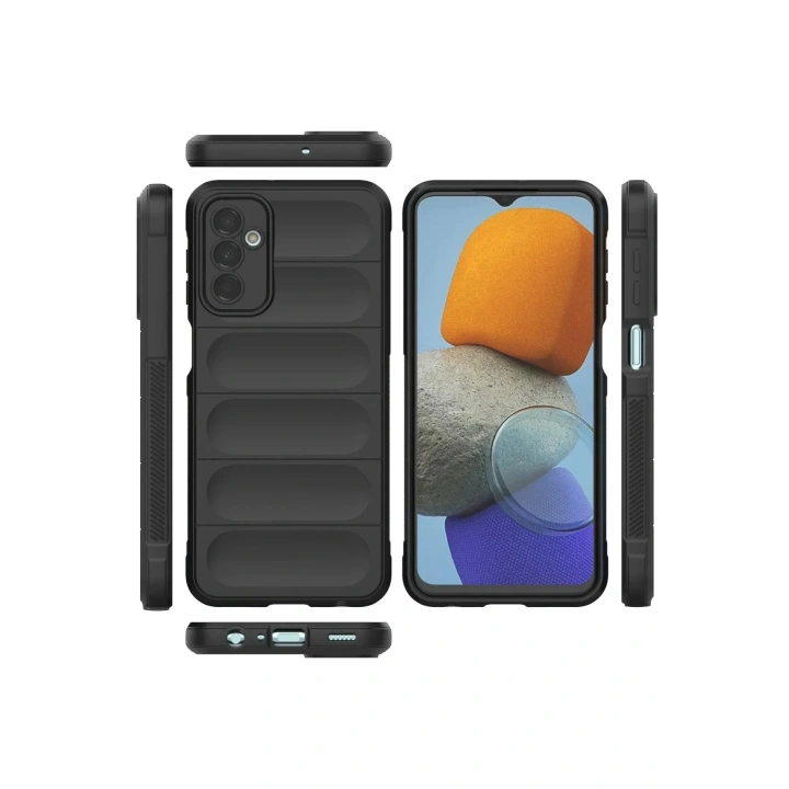 Mey İthalat®  Samsung Galaxy M23 Kılıf Optimum Silikon - Siyah