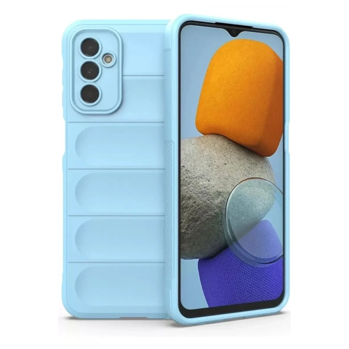 Mey İthalat®  Samsung Galaxy M23 Kılıf Optimum Silikon - Sky Blue