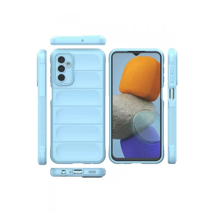 Mey İthalat®  Samsung Galaxy M23 Kılıf Optimum Silikon - Sky Blue