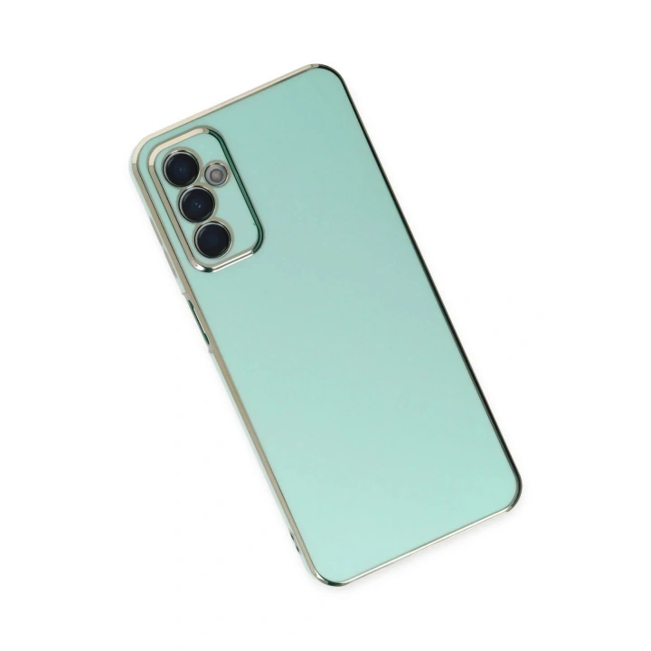 Mey İthalat®  Samsung Galaxy M23 Kılıf Volet Silikon - Açık Yeşil
