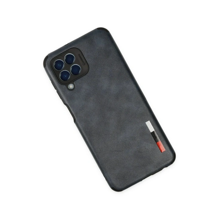 Mey İthalat®  Samsung Galaxy M33 Kılıf Loop Deri Silikon - Lacivert