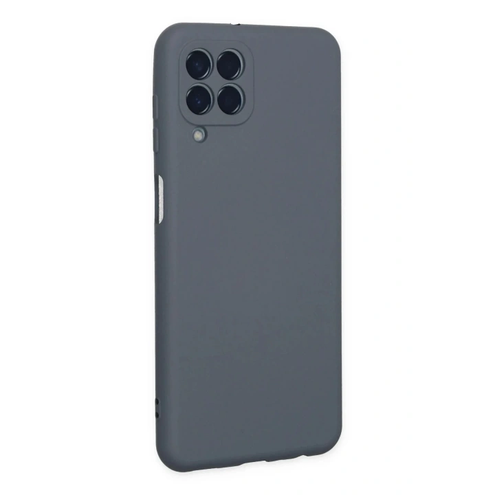 Mey İthalat®  Samsung Galaxy M33 Kılıf Nano içi Kadife Silikon - Gri