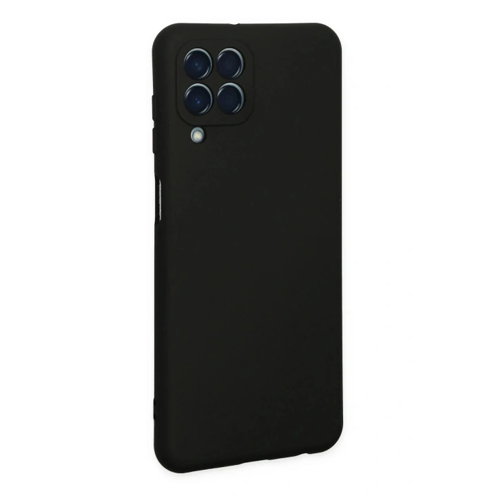 Mey İthalat®  Samsung Galaxy M33 Kılıf Nano içi Kadife Silikon - Siyah