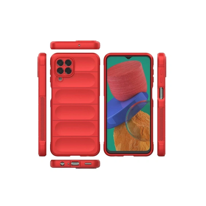 Mey İthalat®  Samsung Galaxy M33 Kılıf Optimum Silikon - Kırmızı