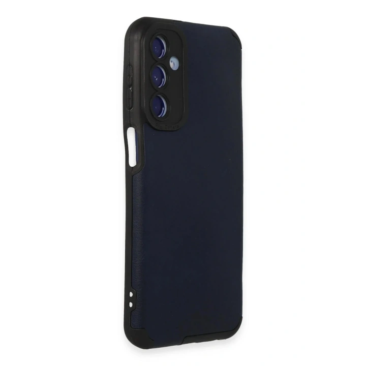 Mey İthalat®  Samsung Galaxy M34 5G Kılıf Loop Deri Silikon - Lacivert