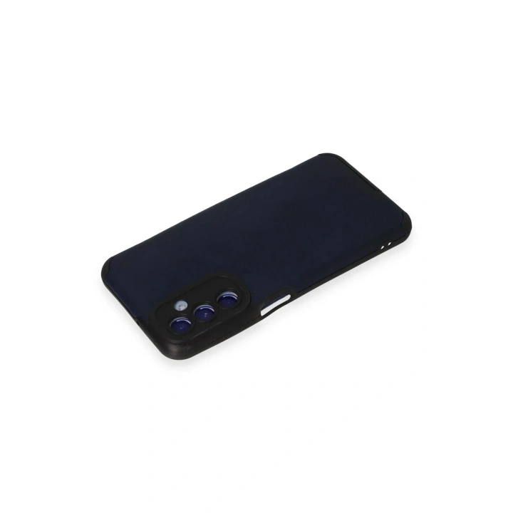 Mey İthalat®  Samsung Galaxy M34 5G Kılıf Loop Deri Silikon - Lacivert