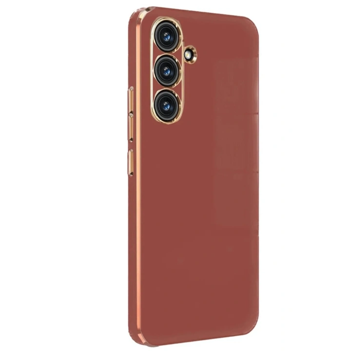 Mey İthalat®  Samsung Galaxy M34 5G Kılıf Volet Silikon - Kırmızı