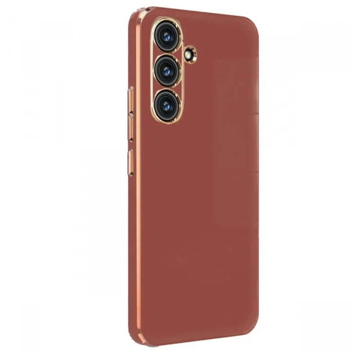 Mey İthalat®  Samsung Galaxy M34 5G Kılıf Volet Silikon - Kırmızı