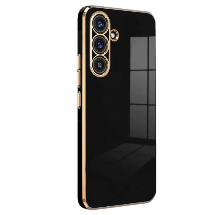 Mey İthalat®  Samsung Galaxy M34 5G Kılıf Volet Silikon - Siyah