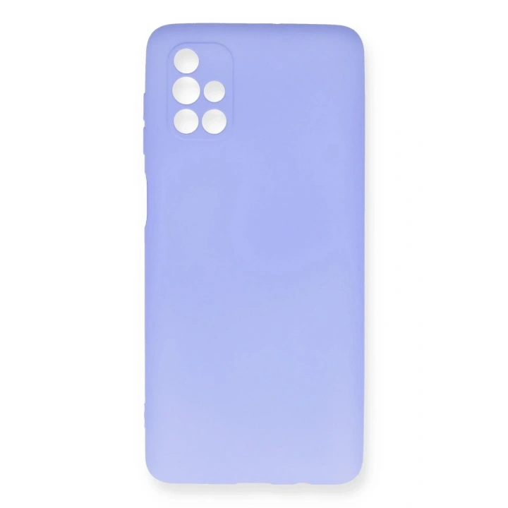 Mey İthalat®  Samsung Galaxy M51 Kılıf First Silikon - Lila