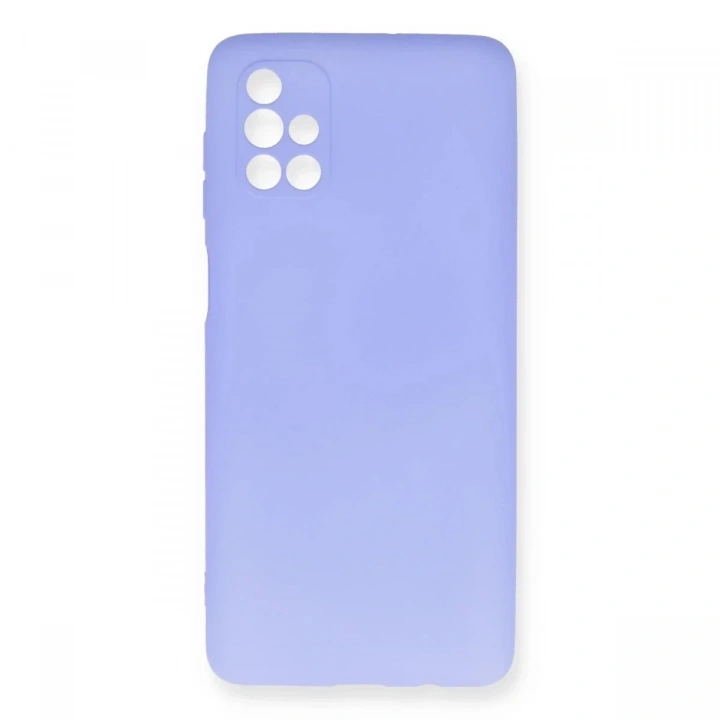 Mey İthalat®  Samsung Galaxy M51 Kılıf First Silikon - Lila