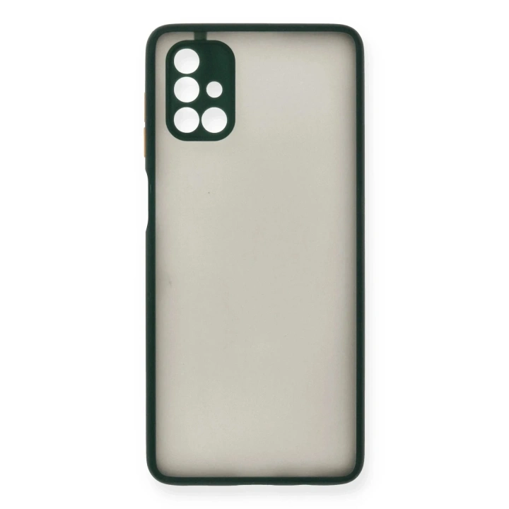 Mey İthalat®  Samsung Galaxy M51 Kılıf Montreal Silikon Kapak - Yeşil