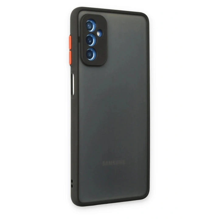 Mey İthalat®  Samsung Galaxy M52 5G Kılıf Montreal Silikon Kapak - Siyah