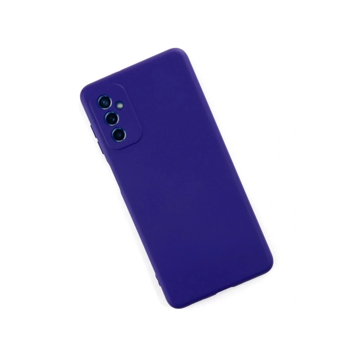 Mey İthalat®  Samsung Galaxy M52 5G Kılıf Nano içi Kadife Silikon - Mor