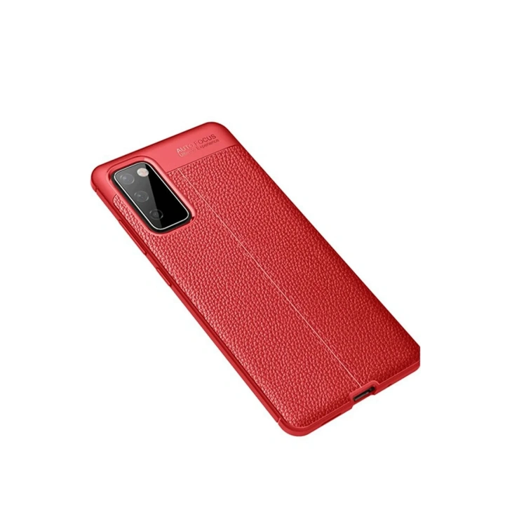 Mey İthalat®  Samsung Galaxy S20 FE Kılıf Auto Focus Kapak - Kırmızı