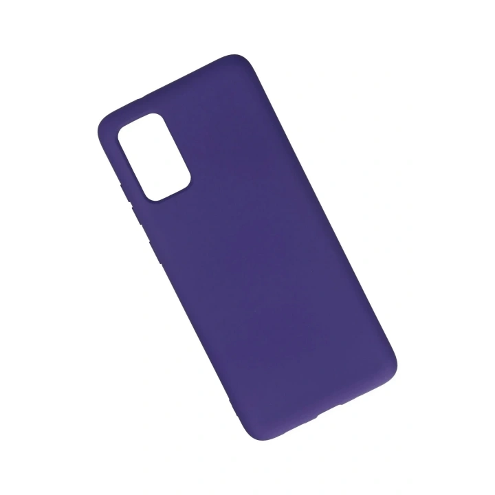 Mey İthalat®  Samsung Galaxy S20 Plus Kılıf Nano içi Kadife Silikon - Mor