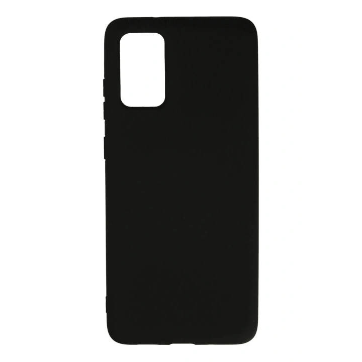 Mey İthalat®  Samsung Galaxy S20 Plus Kılıf Nano içi Kadife Silikon - Siyah